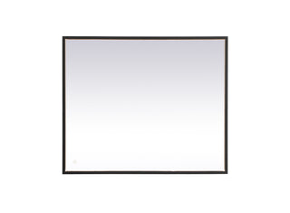 Pier 30x36 inch LED mirror with adjustable color temperature 3000K/4200K/6400K in black