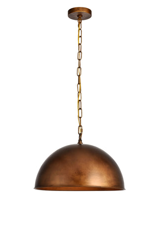 Merce Collection Pendant D15 H10 Lt:1 Manual Brass Finish