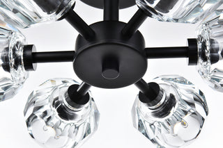 Eren 14 inch Flush Mount in Black