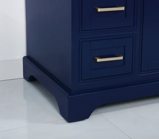 42 inch Single bathroom vanity in Blue