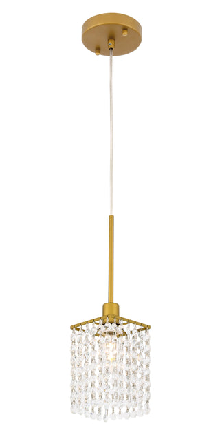 Taylor 1 light Brass Pendant