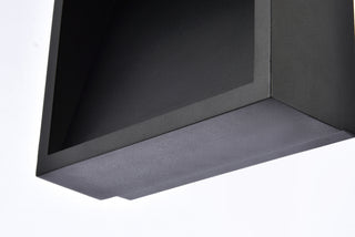 Raine Integrated LED wall sconce in black