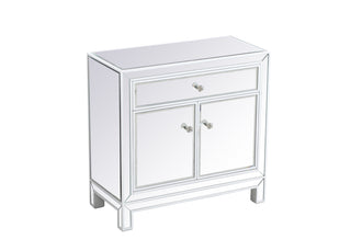 29 inch mirrored cabinet in white