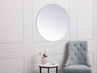 Modern 32 in. Contemporary Mirror in Clear