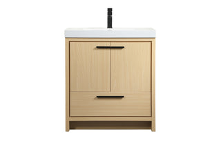 30 inch Single bathroom vanity in Maple