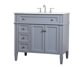 36 inch Single bathroom vanity in Grey