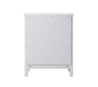 24 Inch Wide Bathroom Storage Freestanding Cabinet In White