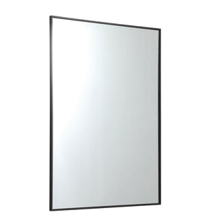 Metal frame rectangle mirror 36 inch in Black