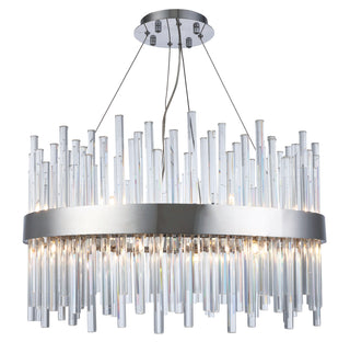 Dallas 16 light Chrome Chandelier Clear Royal Cut Crystal