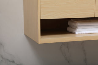 48 inch Single bathroom vanity in maple with backsplash