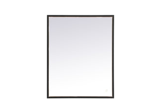 Pier 24x30 inch LED mirror with adjustable color temperature 3000K/4200K/6400K in black