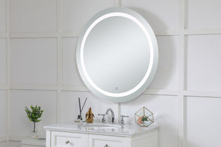 Helios 36 inch Hardwired LED mirror with touch sensor and color changing temperature 3000K/4200K/6400K