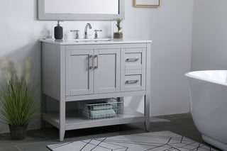 36 inch Single Bathroom Vanity in Grey