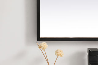 Pier 20x36 inch LED mirror with adjustable color temperature 3000K/4200K/6400K in black