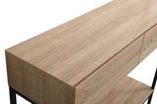 42 inch console table in mango wood