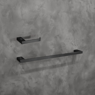 Sofia 2-Piece Bathroom Hardware Set in Matte Black