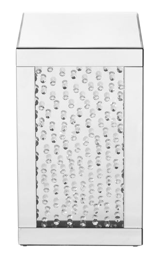 12 inch Crystal End table in Clear Mirror Finish