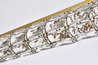 Valetta 48 inch LED linear pendant in gold