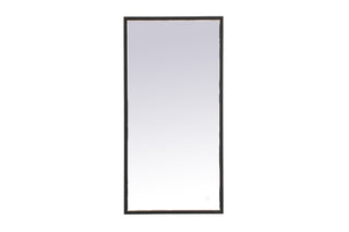 Pier 18x36 inch LED mirror with adjustable color temperature 3000K/4200K/6400K in black