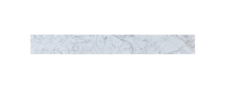 32 inch backsplash in carrara white