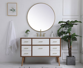 48 inch bathroom vanity in White