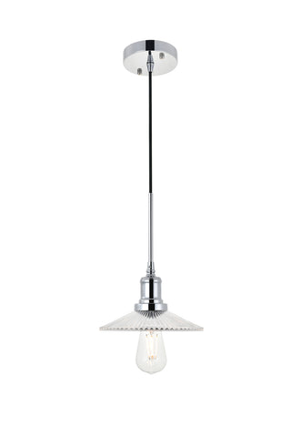 Waltz 1 light chrome Pendant