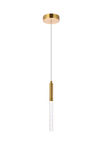 Ruelle 1 light Gold Pendant