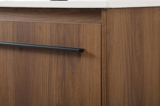 40 inch  Single Bathroom Vanity in Walnut Brown