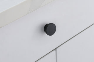 Trovon 1.6" Diameter Matte Black Oversize Round Knob Multipack (Set of 10)