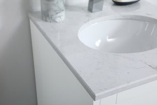 18 inch Single Bathroom Vanity in White