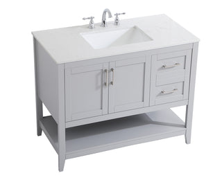 42 inch Single Bathroom Vanity in Grey