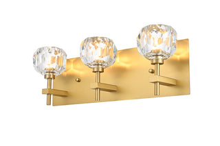 Graham 3 Light Wall Sconce in Gold