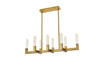 Noemi 42 inch Adjustable LED Pendant in Satin Gold