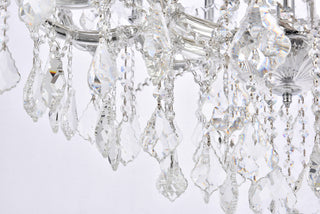 Maria Theresa 24 light Chrome Chandelier Clear Royal Cut Crystal