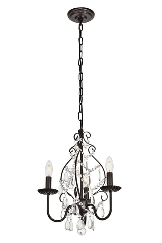 BLAISE Collection Pendant D15 H20 Lt:3 Oil rubbed bronze Finish