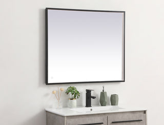 Pier 30x36 inch LED mirror with adjustable color temperature 3000K/4200K/6400K in black