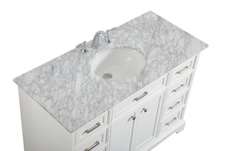 48 In. Single Bathroom Vanity Set In White