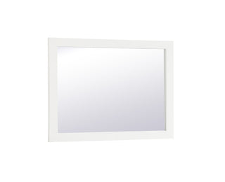 Aqua rectangle vanity mirror 24 inch in White