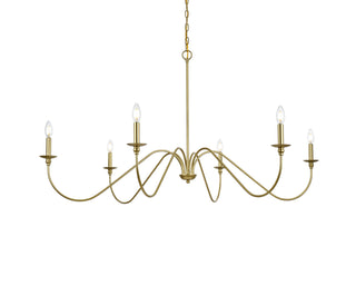 Rohan 54 inch chandelier in Brass