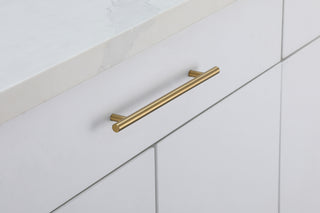 Quinn 7-9/16" Center to Center Brass Bar Pull Multipack (set of 10)