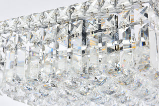 Maxime 4 light Chrome Flush Mount Clear Royal Cut Crystal