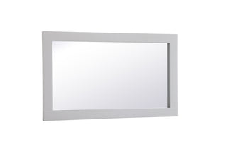 Aqua rectangle vanity mirror 18 inch in Grey