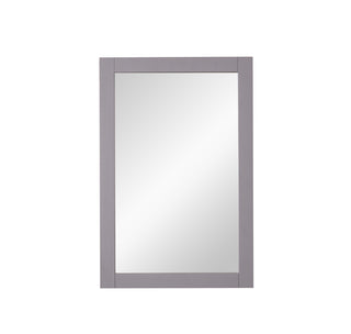 Saturn 22 In. Contemporary  Mirror In Light Grey