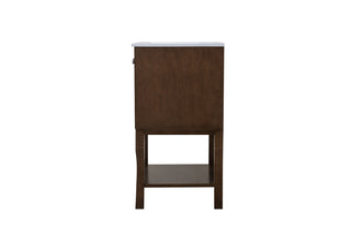 2 Doors Cabinet 24 In. X 18 In. X 34 In. In Antique Coffee