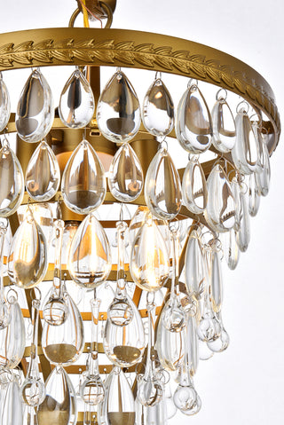 Nordic 3 lights brass pendant
