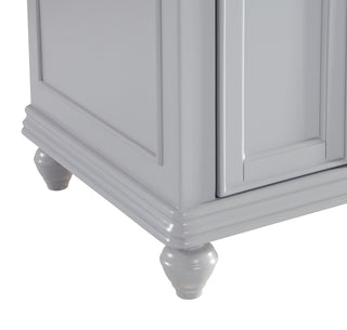 24 In. Single Bathroom Vanity Set In Light Grey