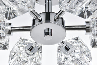 Lyra 14 inch Flush Mount in Chrome