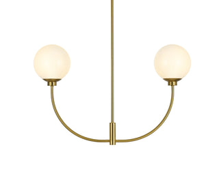 Nyomi 30 inch chandelier in Satin Gold