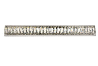 Monroe Integrated LED chip light Chrome Wall Sconce Clear Royal Cut Crystal