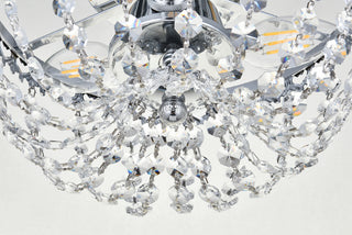 Kylie 10 inch flush mount in chrome